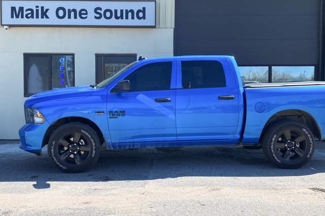 2024 RAM 1500 with professional window tint in North Bay